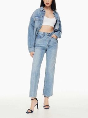Denim Forum The Joni High Rise Loose 26L